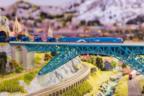 安福县桥梁模型